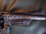 Smith & Wesson Pre model 27,Master engraved by Angelo Bee,24K horses & accents,1954,5",357mag,Turkish Walnut grips-a one of a kind masterpiece - 9 of 12