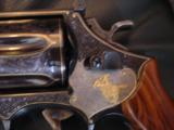 Smith & Wesson Pre model 27,Master engraved by Angelo Bee,24K horses & accents,1954,5",357mag,Turkish Walnut grips-a one of a kind masterpiece - 2 of 12