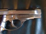 Beretta Model 84BB, 380,nickel plated wood grips,made in Italy,13 round magazine,double action, used but not abused - 6 of 12