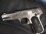 Colt 1908,380 auto,master hand engraved,nickel refinished,made in 1921,a one of a kind work of art-period !! - 12 of 12