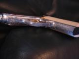 Walther PPK/S factory engraved with 24K gold accents,#140 of 500,380auto,polished stainless,leather case,& Oak case,2 mags,scrimshaw grips ! awesome - 11 of 12