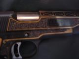 Colt Gold Cup National Match,master engraved by Clint Finley,close to 1OZ of 24K inlays,real carved ivory grips,Series 80,MKIV,Colt Pres.case-awesome- 9 of 15