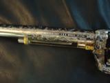 COLT SAA,125th ANN.master engraved by Brian Mears,nickel plated ,gold accents,real ivory grips,7 1/2