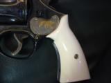 Smith &Wesson 27-2,Angelo Bee master engraved,gold animals & inlays,real Ivory,8 3/8