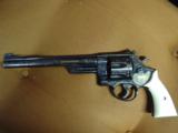 Smith &Wesson 27-2,Angelo Bee master engraved,gold animals & inlays,real Ivory,8 3/8