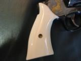 Smith &Wesson 27-2,Angelo Bee master engraved,gold animals & inlays,real Ivory,8 3/8