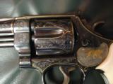 Smith &Wesson 27-2,Angelo Bee master engraved,gold animals & inlays,real Ivory,8 3/8