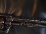 Colt SAA-Ben Shostle engraved,deep scroll,24K cattlebrands & inlays,real Ivory,7 1/2