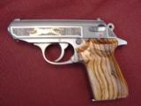 Walther PPK/S Engraved gold tiger,Ltd Edition,Bamboo grips,2 mags,manual & box,2004,380 auto.awesome showpiece,& rare !! - 14 of 15