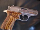 Walther PPK/S Engraved gold tiger,Ltd Edition,Bamboo grips,2 mags,manual & box,2004,380 auto.awesome showpiece,& rare !! - 4 of 15