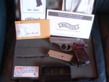 Walther PPK/S Limited Edition,24K gold Eagle,scroll engraved,laser engraved rosewood grips,rare !380 auto,2 mags,box & papers,unfired !!awesome ! - 10 of 15