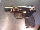 Makarov KGB Commemorative,9x18,high gloss blued,24k accents,pres case,never fired,#158 of 1000.rare & awesome !! - 14 of 15
