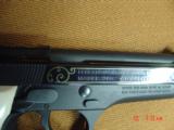 Beretta Model 96,Friends Of NRA Commemorative,40 cal,high polished blue slide,24k accents,faux ivory,fitted wood pres case,unfired-awesome - 15 of 15