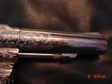 Smith & Wesson,model 10-8,fully engraved by Flannery & refinished in bright nickel,4