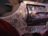 Colt King Cobra,Fully engraved & polished by Flannery engraving,custom Rosewood grips,4