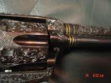 Colt SAA 3rd Gen.,45LC,master engraved by William C Severson,reblued,gold line inlays,steerhead with snake,real carved ivory grips,4 1/2