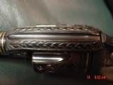 Colt SAA 3rd Gen.,45LC,master engraved by William C Severson,reblued,gold line inlays,steerhead with snake,real carved ivory grips,4 1/2