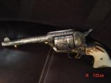 Colt SAA 2nd Gen.Master engraved by Clinton Finley,with 3 Cherubs,24K accents,45LC,5 1/2