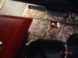 Smith & Wesson,model 559,9mm,24K gold plated,fully scroll engraved,Coco Bolo custom grips,& original grips,a 1 of a kind masterpiece - 8 of 15
