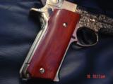 Smith & Wesson,model 559,9mm,24K gold plated,fully scroll engraved,Coco Bolo custom grips,& original grips,a 1 of a kind masterpiece - 10 of 15