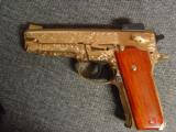 Smith & Wesson,model 559,9mm,24K gold plated,fully scroll engraved,Coco Bolo custom grips,& original grips,a 1 of a kind masterpiece - 1 of 15