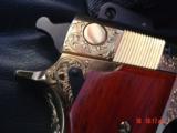 Smith & Wesson,model 559,9mm,24K gold plated,fully scroll engraved,Coco Bolo custom grips,& original grips,a 1 of a kind masterpiece - 9 of 15