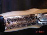 Walther PPK/S fully 100% engraved by Flannery Engraving,Bonded ivory grips & originals,380 auto,a masterpiece ! polished stainless !! - 9 of 15