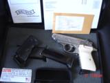 Walther PPK/S fully 100% engraved by Flannery Engraving,Bonded ivory grips & originals,380 auto,a masterpiece ! polished stainless !! - 13 of 15