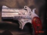 Bond Arms 410/45LC,fully 100% engraved & polished by Flannery engraving,2 shot,cowboy model,a masterpiece Hand Cannon !! - 1 of 15