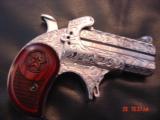 Bond Arms 410/45LC,fully 100% engraved & polished by Flannery engraving,2 shot,cowboy model,a masterpiece Hand Cannon !! - 5 of 15