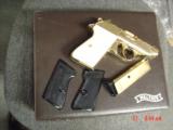 Walther PPK/S 1 of 500,Limited Collector's Series,24K gold plated,fitted Walther leather case,Interarms,380,2 mags,bonded ivory & original grips,RARE
- 14 of 15