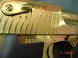 Desert Eagle/Magnum Research Titanium bright polished Gold,44 Mag,6