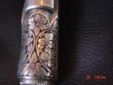 Browning Renaissance 380,factory engraved,satin nickel,in pouch,hammerless,grip safety-like new-awesome rare showpiece-no pitting !! - 11 of 15