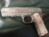 Colt Commander 45,fully 100% Flannery engraved,4 1/4