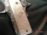 Colt Commander 45,fully 100% Flannery engraved,4 1/4