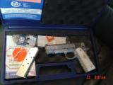 Colt Commander 45,fully 100% Flannery engraved,4 1/4