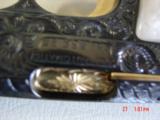 Colt 1908,25 cal,Vest Pocket,fully engraved by Flannery,refinished blue & gold,Pearlite grips,made 1908,a work of art !! - 10 of 15