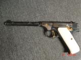 Colt Woodsman 1926 !! master engraved by Jim Sornberger,24k inlays,gold & silver rabbits,high gloss blued,6 1/2