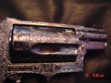 Taurus The Judge-fully 100% hand engraved by Flannery Engraving,high polished stainless,custom rosewood grips,unfired 2