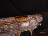 Colt 1908 Vest Pocket 25 cal,fully refinished in nickel & gold & engraved by Flannery Engraving,a work of art masterpiece !! - 15 of 15