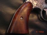 Smith & Wesson 686 no dash,deep relief Master Engraved by Terry Wallace,custom Rosewood grips,6