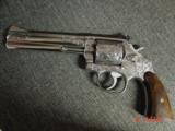 Smith & Wesson 686 no dash,deep relief Master Engraved by Terry Wallace,custom Rosewood grips,6