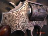 Smith & Wesson 686 no dash,deep relief Master Engraved by Terry Wallace,custom Rosewood grips,6