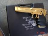 Magnum Research/IMI Desert Eagle 50AE,bright Titanium Gold,6