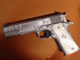 Colt Government 1911,fully engraved by Flannery engraving, 2 maga,45acp,5