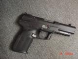 FNH USA, Five Seven,5.7x28,3-20 round mags, &1 box ammo, a custom new mag extender,as new in case with manual,lock etc. a blast to shoot,& lightweight - 15 of 15