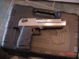 Magnum Research Desert Eagle-latest 2 tone stainless model with built in comp,50AE hand cannon,brand new in case with papers-rare model-awesome - 9 of 15