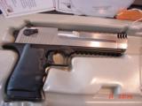 Magnum Research Desert Eagle-latest 2 tone stainless model with built in comp,50AE hand cannon,brand new in case with papers-rare model-awesome - 4 of 15