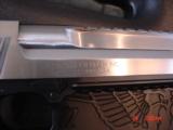 Magnum Research Desert Eagle-latest 2 tone stainless model with built in comp,50AE hand cannon,brand new in case with papers-rare model-awesome - 10 of 15