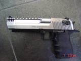 Magnum Research Desert Eagle 50AE,-the latest 2 tone solid stainless with built in Compensator,6